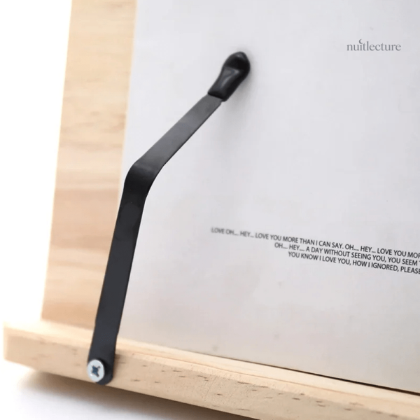 Accessoire de lecture en bois polyvalent