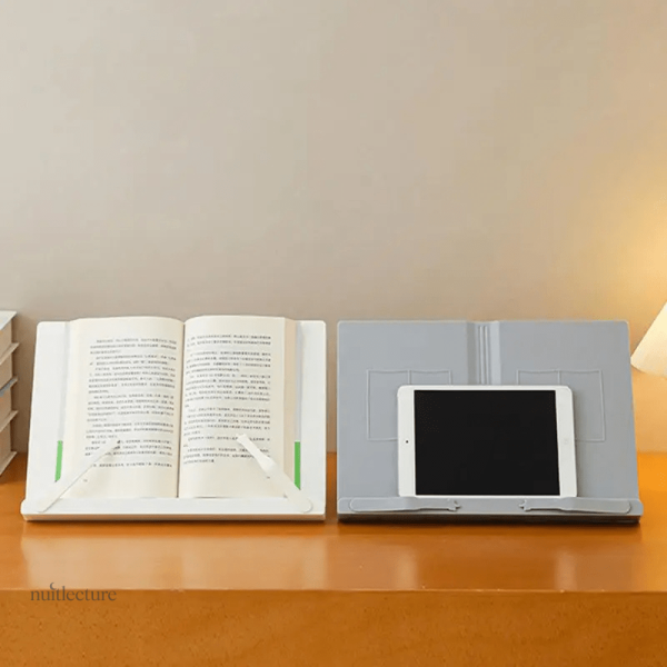 Porte livre design épuré en plastique durable