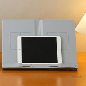 Porte livre minimaliste en plastique pour bureau