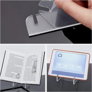 Porte livre minimaliste polyvalent en bois