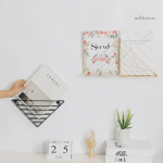 Porte livre mural minimaliste chic