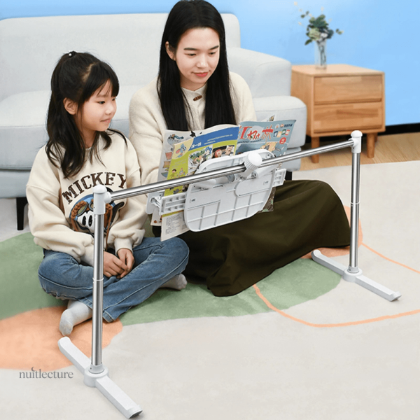 Porte livre ergonomique pour confort de lecture