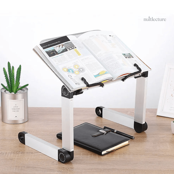 porte-livre-sur-pied-pliable-et-rotatif-1 Porte livre sur pied pliable et rotatif