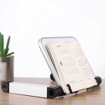 Support livre ajustable pour lecture confortable