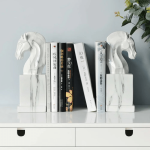 Serre-livre 3D Chevaux décoratif pour livres