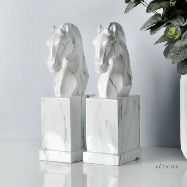 Serre-livre artistique en 3D pour passionnés de chevaux