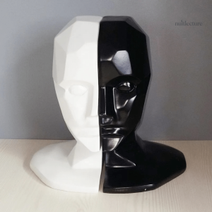 Élément de décoration 3D pour bibliothèque ou bureau