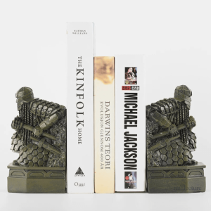 Serre-livre 3D Vikings, décor pour bibliothèque ou bureau