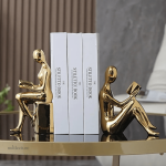 Serre-livre tendance en céramique, idéal pour les étagères
