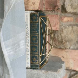 Accessoire décoratif en métal pour livres