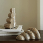 Élément décoratif en marbre pour une étagère raffinée