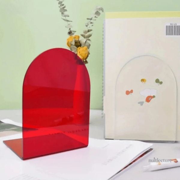 Objet décoratif en acrylique pour maintenir les livres en place