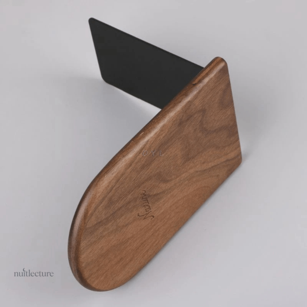 Accessoire de rangement en bois, serre-livre stylé