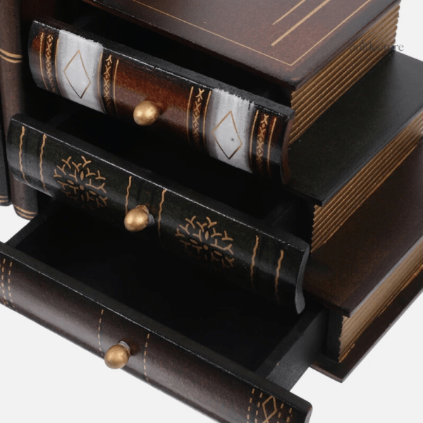 Serre-livre en bois au design épuré