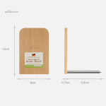 Accessoire en bois pour bibliothèque, style raffiné