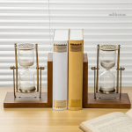 Serre-livres originaux en forme de sablier