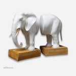 Serre-livres céramiques, design éléphant unique et moderne
