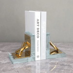 Élément de décoration, serre-livre en cristal design
