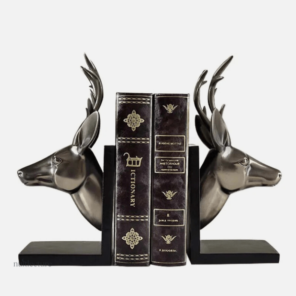Accessoire de rangement en cuivre, têtes de cerf