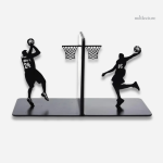 Serre-livre en métal, design pour amateurs de basketball