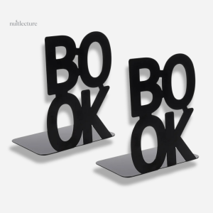 Serre-livre en métal moderne pour la décoration de livres