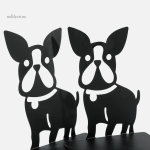 Objet décoratif en métal, serre-livre Bulldog unique
