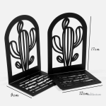 Accessoire en métal : serre-livre cactus unique et stylé