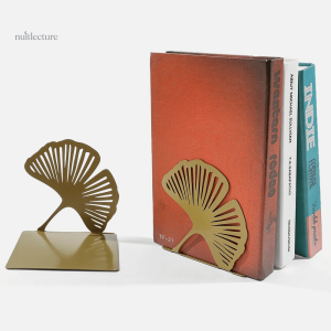 Objet de décoration : serre-livre au style métallique unique