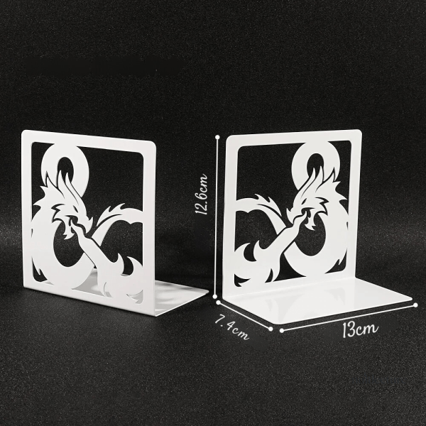 Serre-livre en métal pour passionnés de dragons