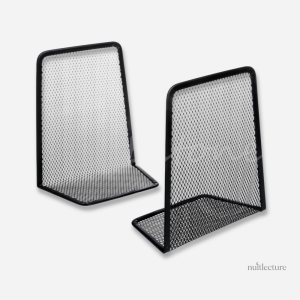Accessoire de rangement en métal au design maillé