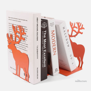 Support livres en métal style Élan pour Noël