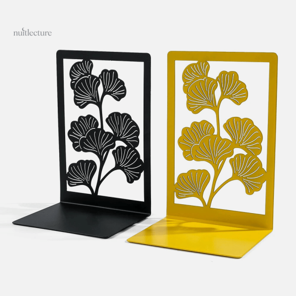 Serre-livre feuilles ginkgo