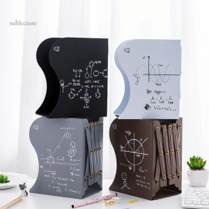 Serre-livre en métal avec motif de fonctions mathématiques