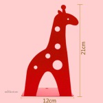 Accessoire livres décoratif, serre-livre girafe élégant