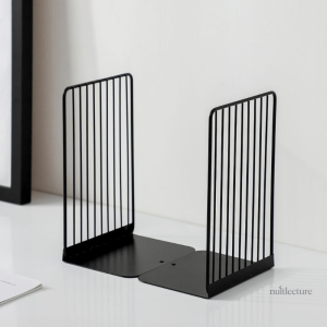 Serre-livre en métal avec grille élégante