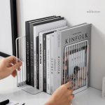 Serre-livre en métal, style grille minimaliste