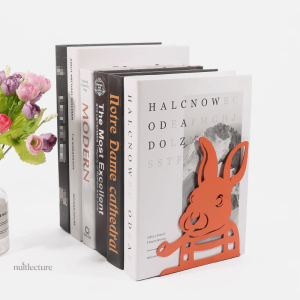 Serre-livre décoratif en forme de lapins