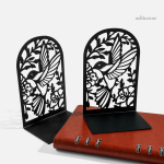 Serre-livre inspiré de la nature, motif oiseaux