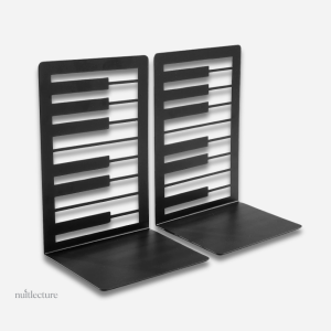 Serre-livre en métal, motif piano, élégant et moderne