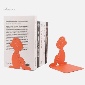 Serre-livre métal singe mignon pour bibliothèque moderne