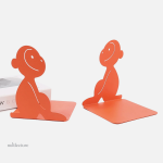 Objet décoratif en métal, serre-livre singe créatif