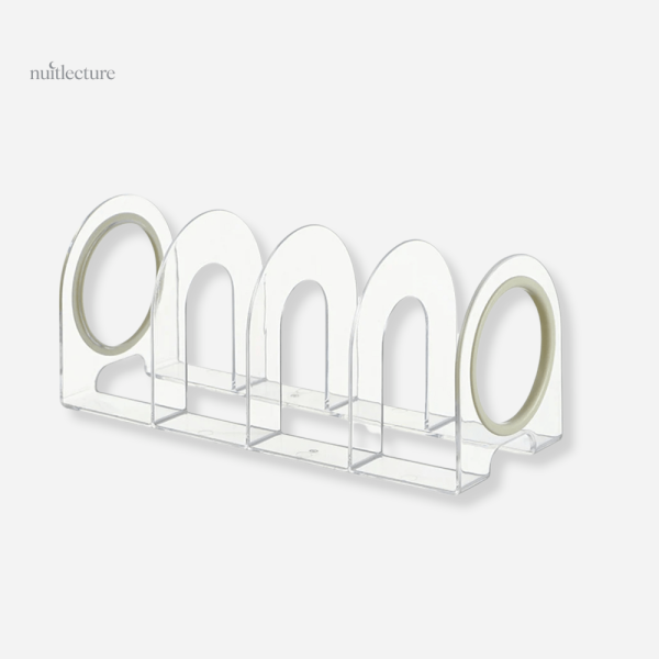 Accessoire élégant pour bibliothèque ou bureau