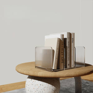 Serre-livre en plastique Harmonie quadrillée