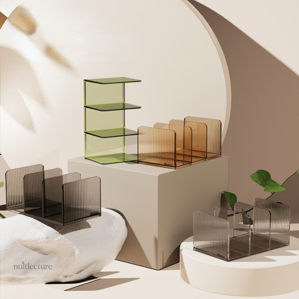 Accessoire de bureau : serre-livre en plastique