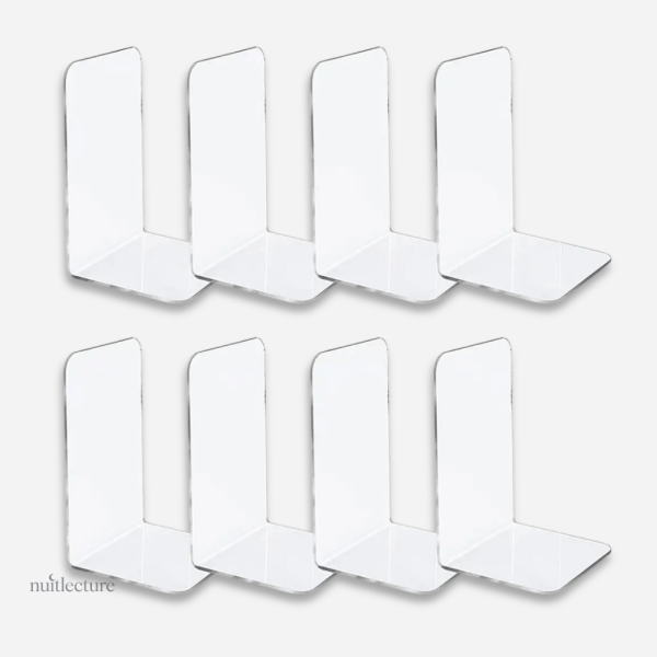Support livre original en plastique transparent et léger