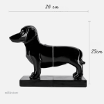 Objet de décoration : serre-livre chien pour bibliothèque