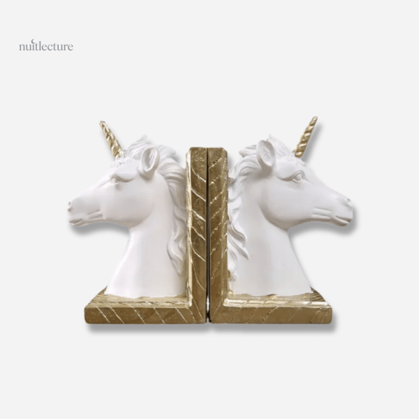 Accessoire ludique pour livre : serre-livre licorne en 3D