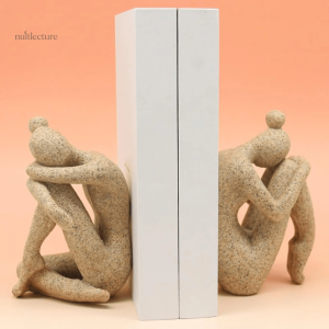 Serre-livre en résine Muses pensives, design élégant