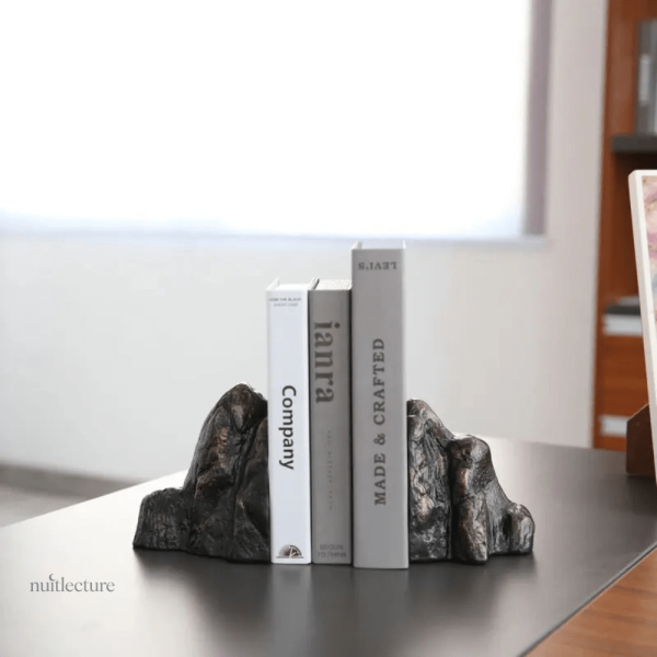 Rochers décoratifs en résine, parfaits pour vos livres