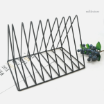 Serre-livre en métal, design extensible et géométrique